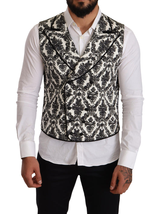 Baroque Jacquard Men's Dress Vest