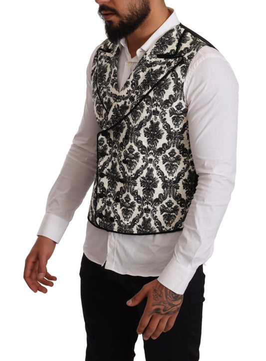 Baroque Jacquard Men's Dress Vest