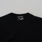Black Cashmere Crew Neck Pullover Sweater