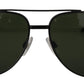 Elegant Metal Grey Green Lens Sunglasses