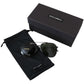 Elegant Metal Grey Green Lens Sunglasses