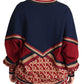 Exquisite Multicolor DG Mania Print Sweater