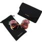 Chic Rose Sequin Embroidered Sunglasses