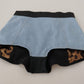 Light Blue High Waist Hot Pants Cotton Shorts