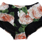 Chic High-Waist Floral Bikini Bottom