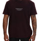 Bordeaux Crewneck Short Sleeve  T-shirt