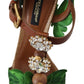 Enchanted Bloom Embellished Sandals