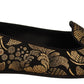 Elegant Leather Heart Embellished Flats