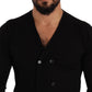 Black Cashmere Button Down Cardigan Sweater