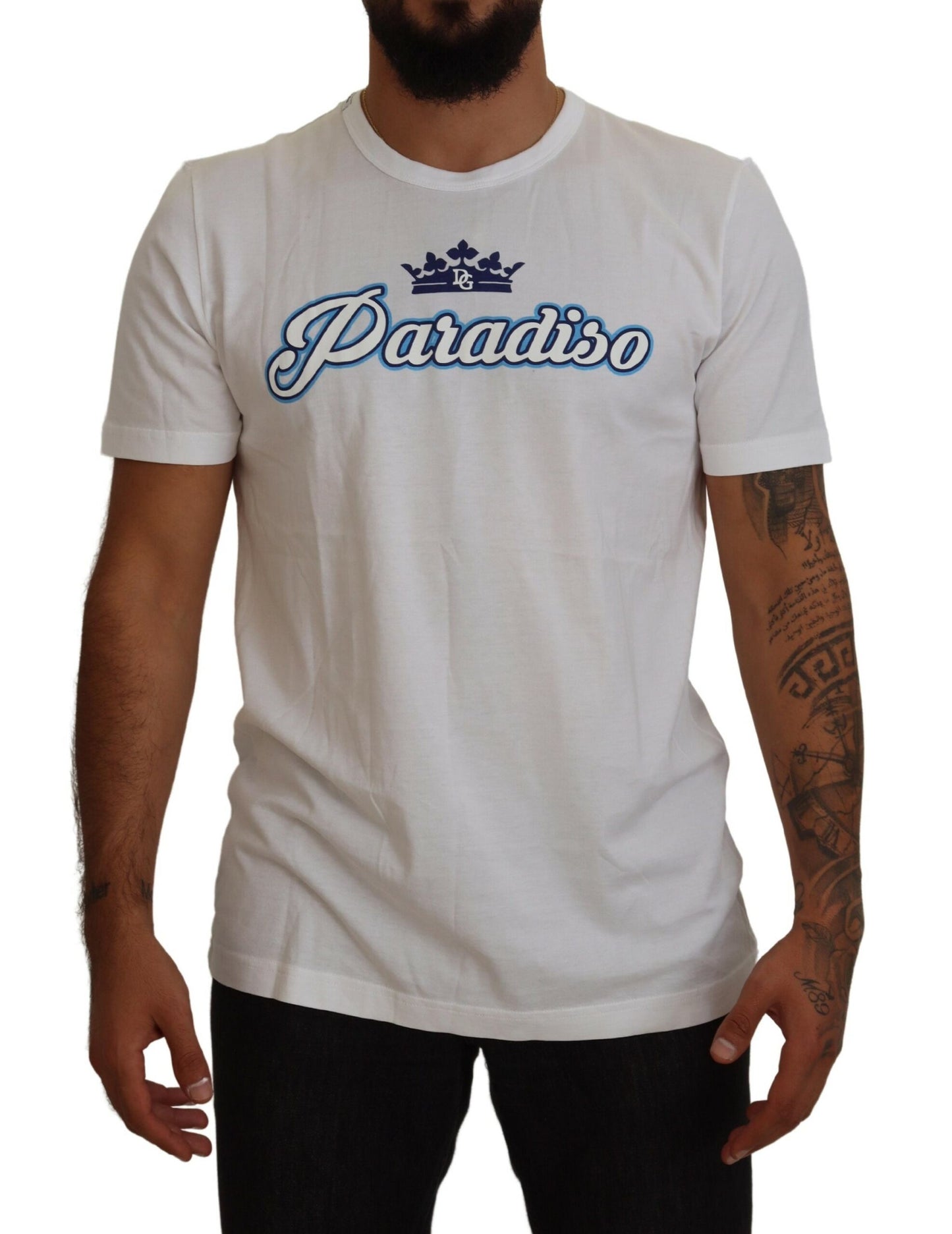 Regal Crown Paradiso Print Crew Tee