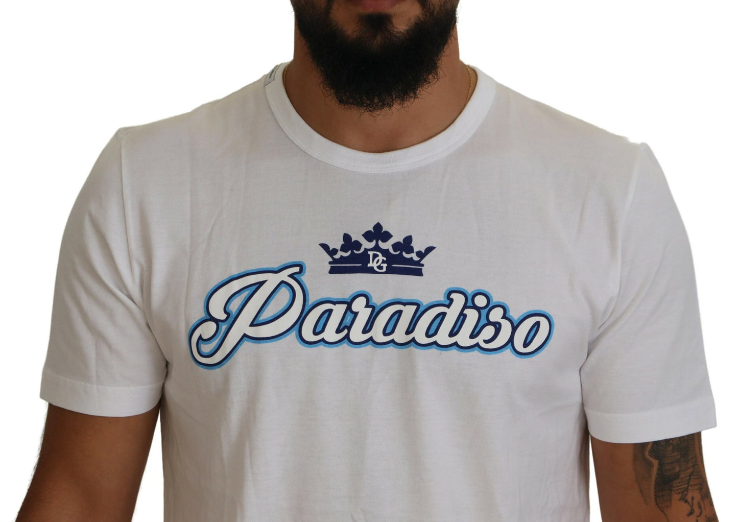 Regal Crown Paradiso Print Crew Tee