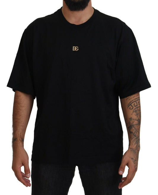 Elegant Gold Logo Crewneck Tee