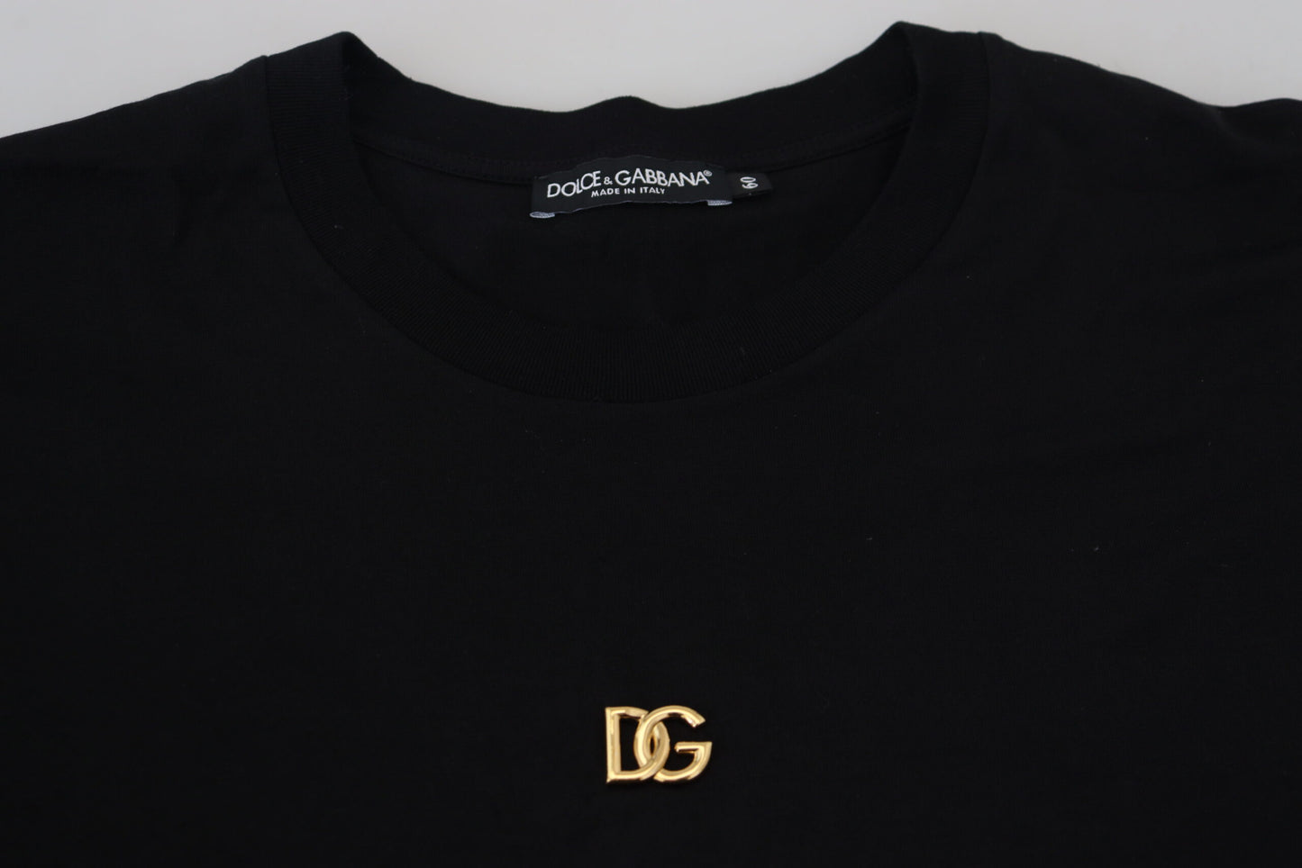 Elegant Gold Logo Crewneck Tee