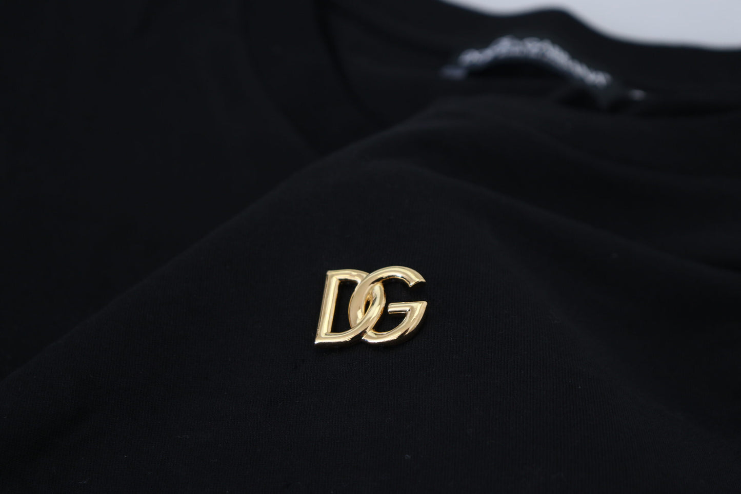 Elegant Gold Logo Crewneck Tee