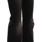 Chic Brown Washed Boot Cut Denim