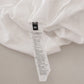 Elegant Collared Polo T-Shirt in Pristine White
