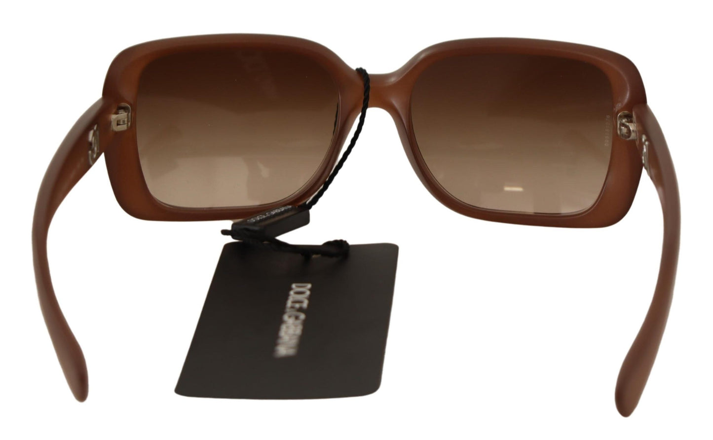 Chic Rectangular Brown Gradient Sunglasses