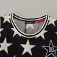 Italian Designer Crew Neck Star Print Tee