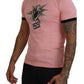Chic Pink Short Sleeve Logo Tee