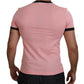 Chic Pink Short Sleeve Logo Tee