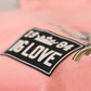 Chic Pink Short Sleeve Logo Tee