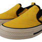 Chic Yellow Slip-On Sneakers for Women