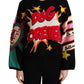 Elegant Cashmere Blend Sequined Sweater