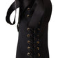 Black Stretch Short Ankle Boots Shoes