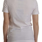 Elegant Embroidered Floral Cotton Tee