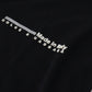 Elegant Black Crew Neck Tee with Logo Detail