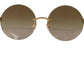 Elegant Gold & Brown Designer Sunglasses