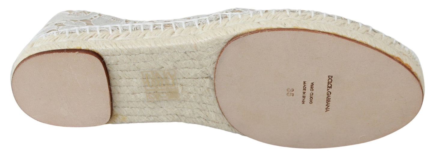 Elegant Beige Espadrilles Flat Shoes