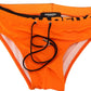 Vibrant Orange Swim Briefs - Summer Essential