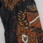 Gray Silk Baroque Crown Trousers Sport Pants