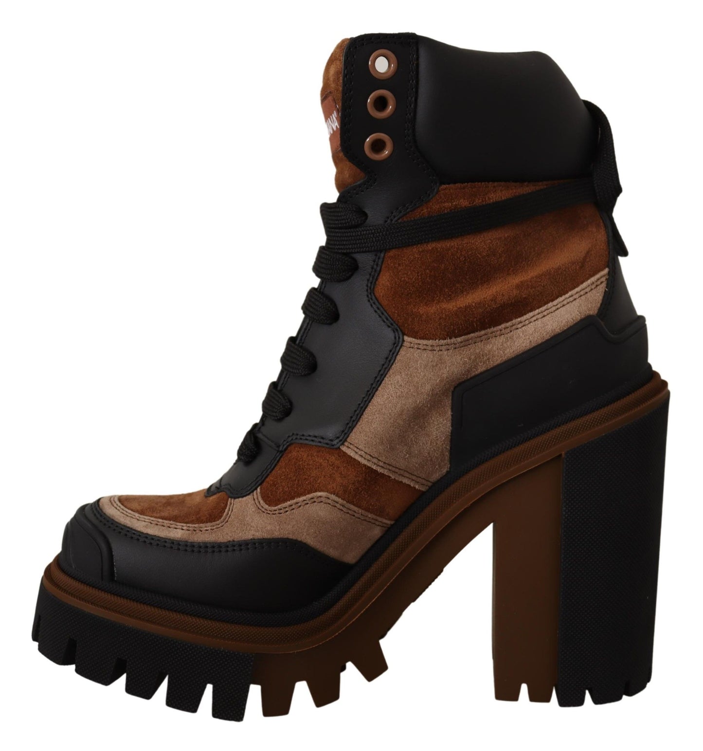 Elegant Leather Ankle Boots in Brown