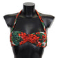 Elegant Floral Bikini Top