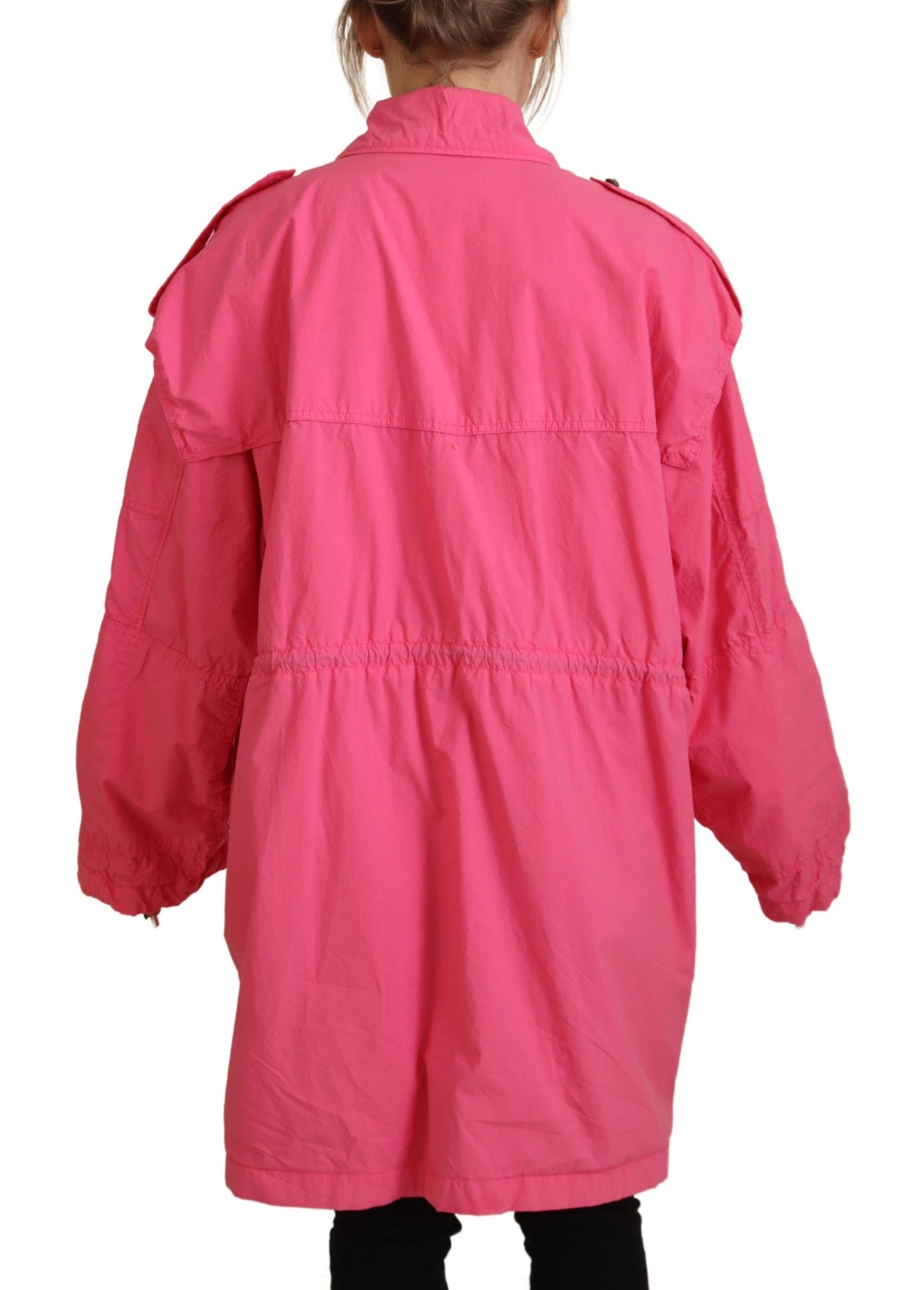 Chic Pink Windbreaker Jacket