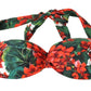 Elegant Floral Bikini Top