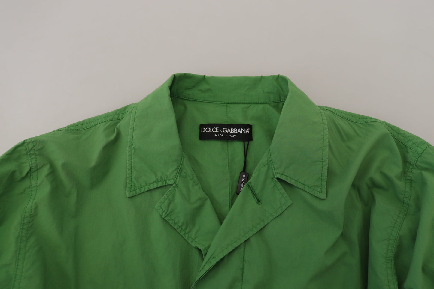 Elegant Green Buttoned Jacket