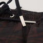 Chic Black and Brown Printed Swim Shorts