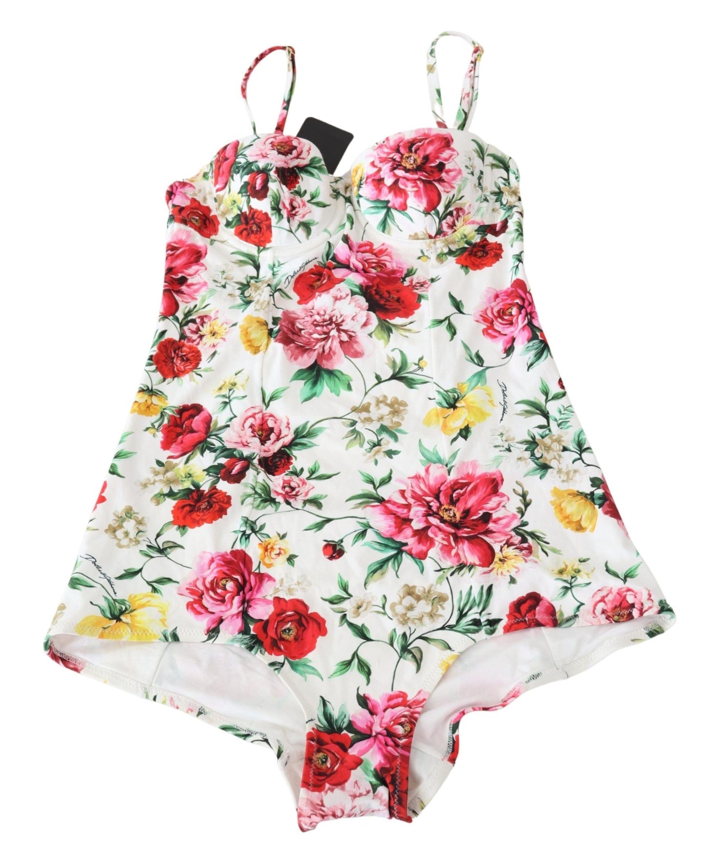 Elegant Floral One-Piece Swimsuit