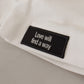 White Black Roses Crewneck Cotton  T-shirt