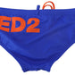 Exclusive Blue Orange Logo Swim Briefs
