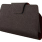 Elegant Bordeaux Leather Sunglasses Pouch