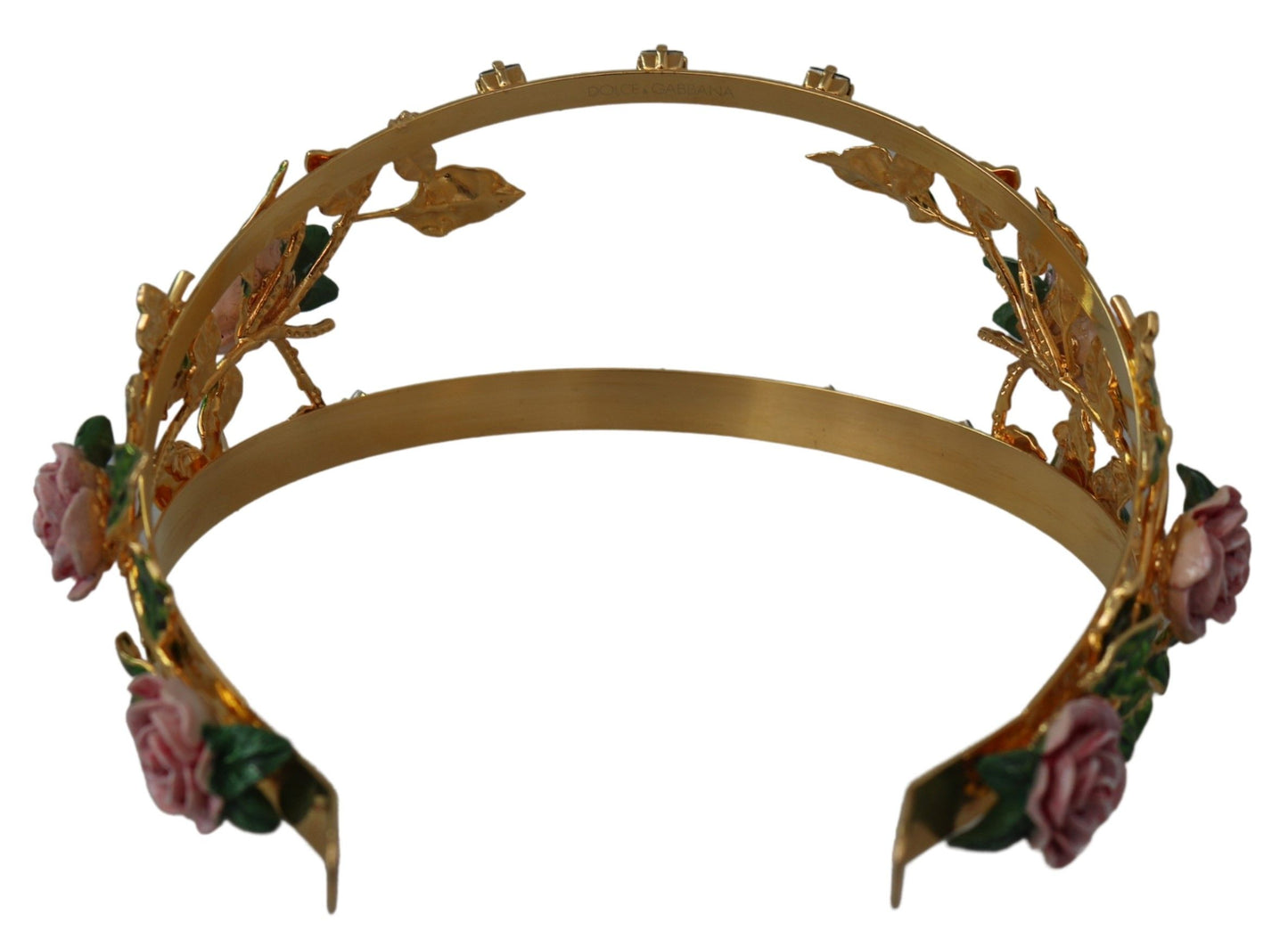 Enchanting Floral Crystal Diadem