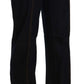 Elegant Mid Waist Straight Denim Pants