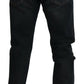 Blue Cotton Skinny Denim Jeans