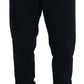 Blue Cotton Dress Formal Men Pants