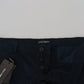 Blue Cotton Dress Formal Men Pants