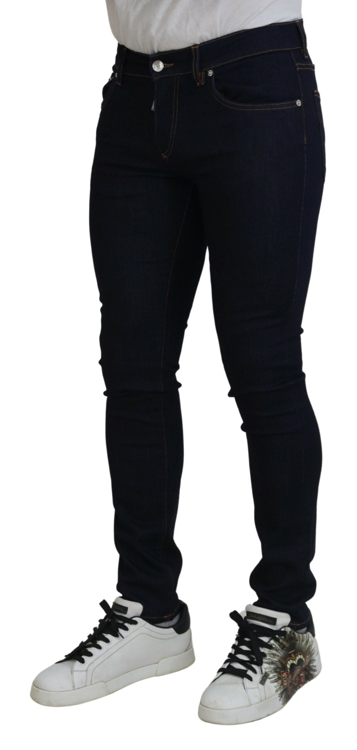 Timeless Blue Skinny Designer Jeans